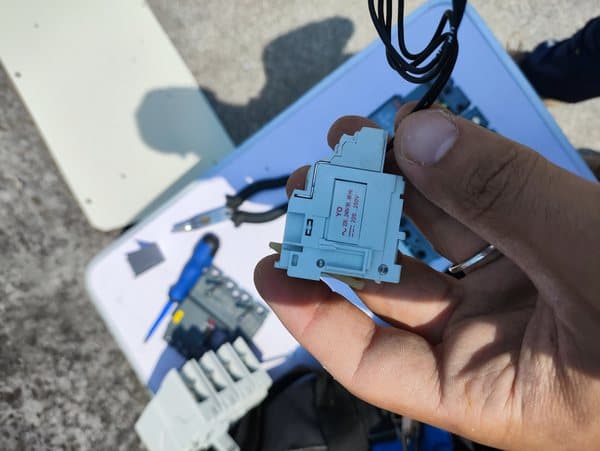 Sensore di misura per il monitoraggio dell'impianto — Voltio, impianti a Padova e in Veneto