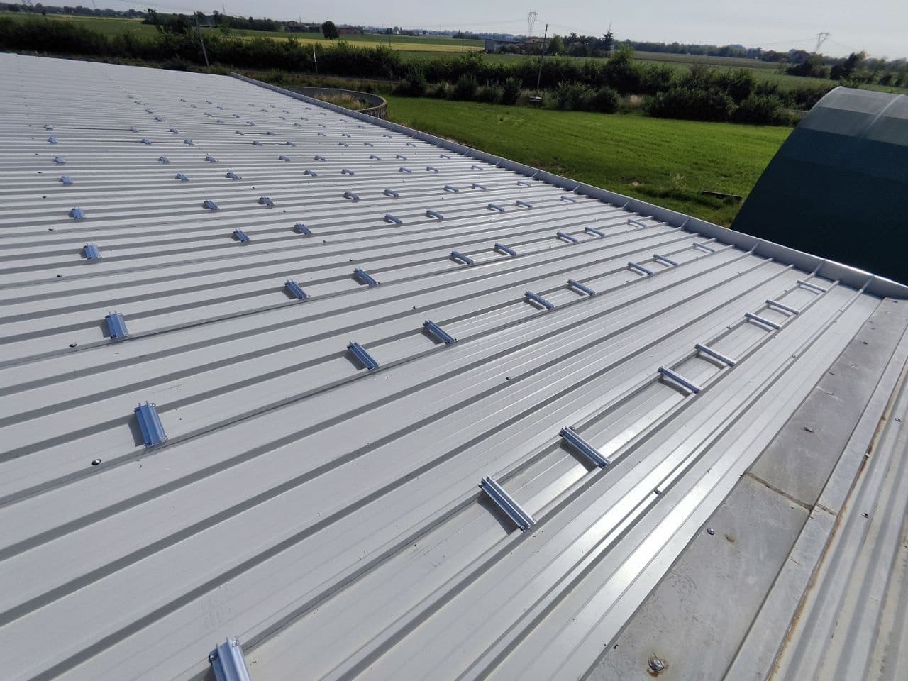 Impianto FV su capannone agricolo con struttura su falda — Veneto