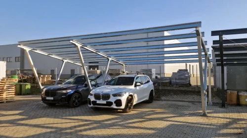 Pensilina VICA 1 auto — auto sotto carport